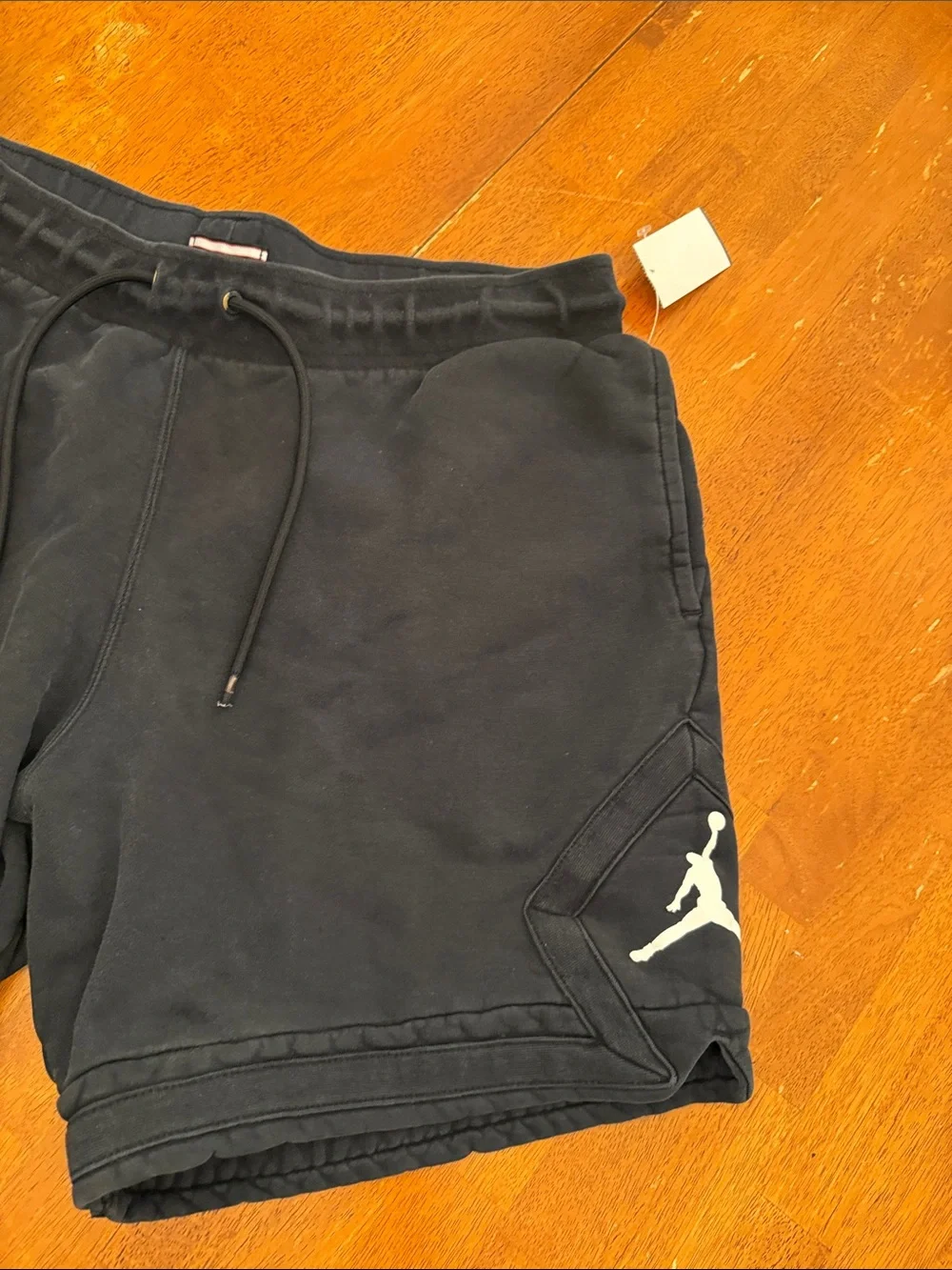 Jordan Black Shorts with White Jumpman Logos xl
